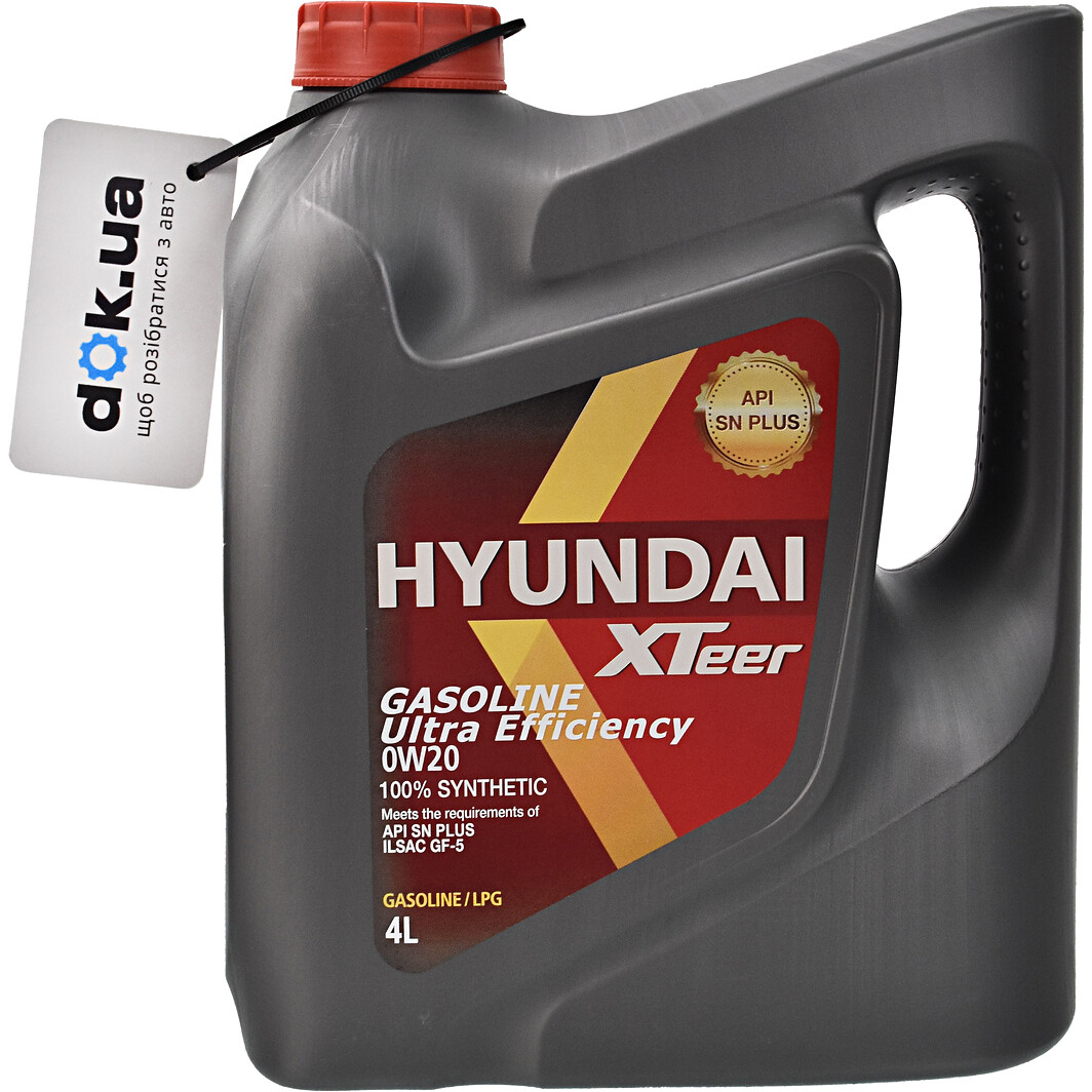 Моторна олива Hyundai XTeer Gasoline Ultra Efficiency 0W-20 4 л на Mazda 323