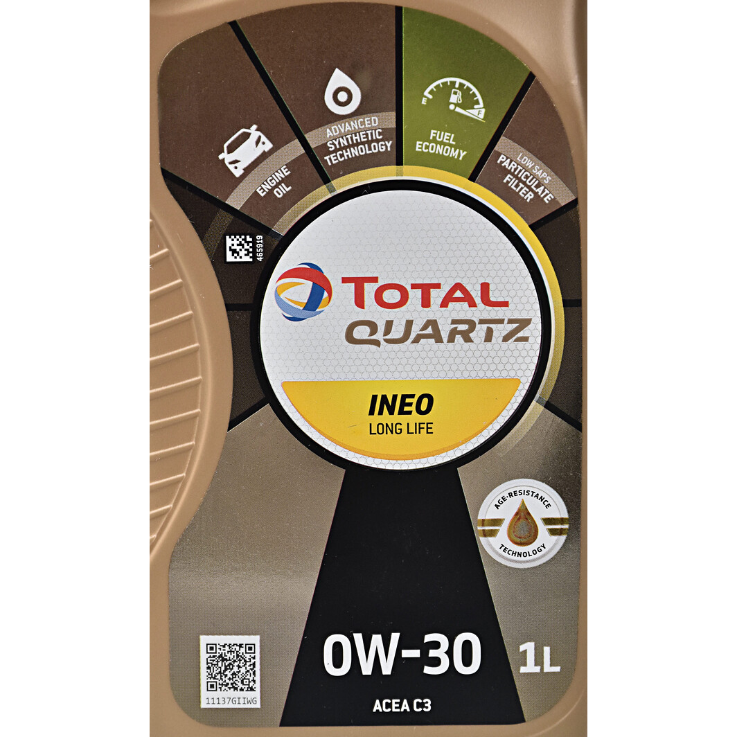 Моторна олива Total Quartz Ineo Long Life 0W-30 1 л на Citroen Xsara