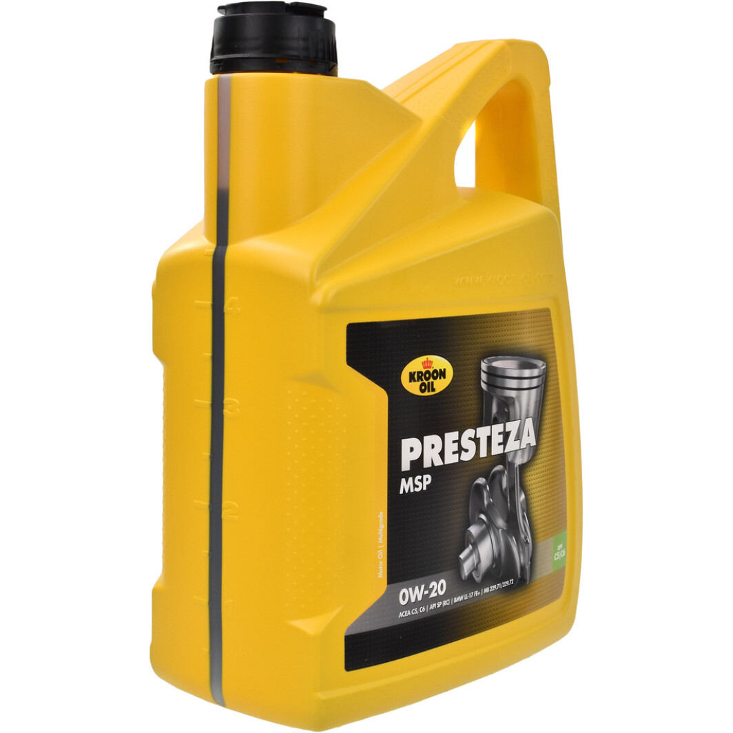 Моторна олива Kroon Oil Presteza MSP 0W-20 5 л на Opel GT