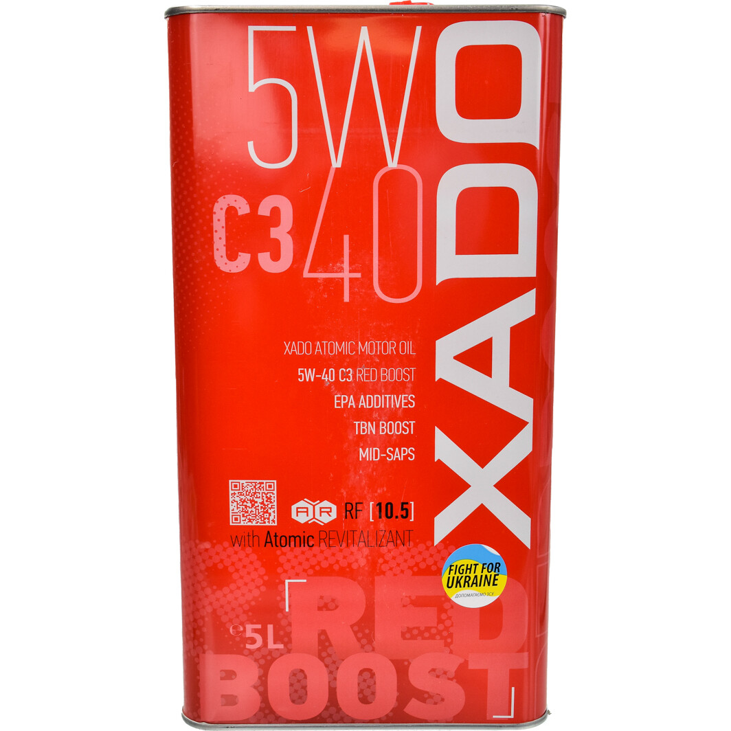 Моторное масло Xado Atomic Oil C3 RED BOOST 5W-40 5 л на Peugeot 406