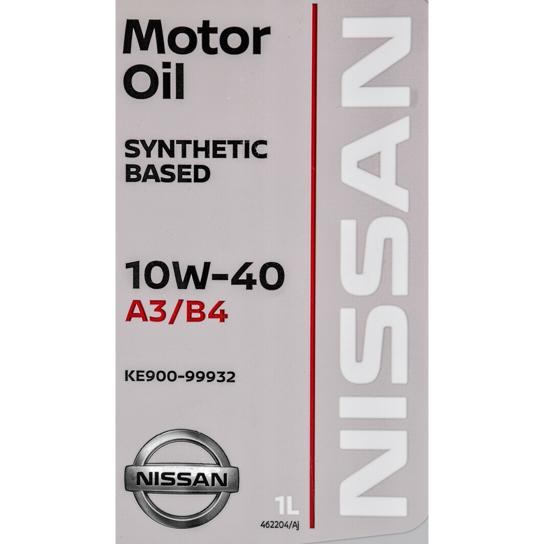 Моторное масло Nissan A3/B4 10W-40 1 л на Acura Integra