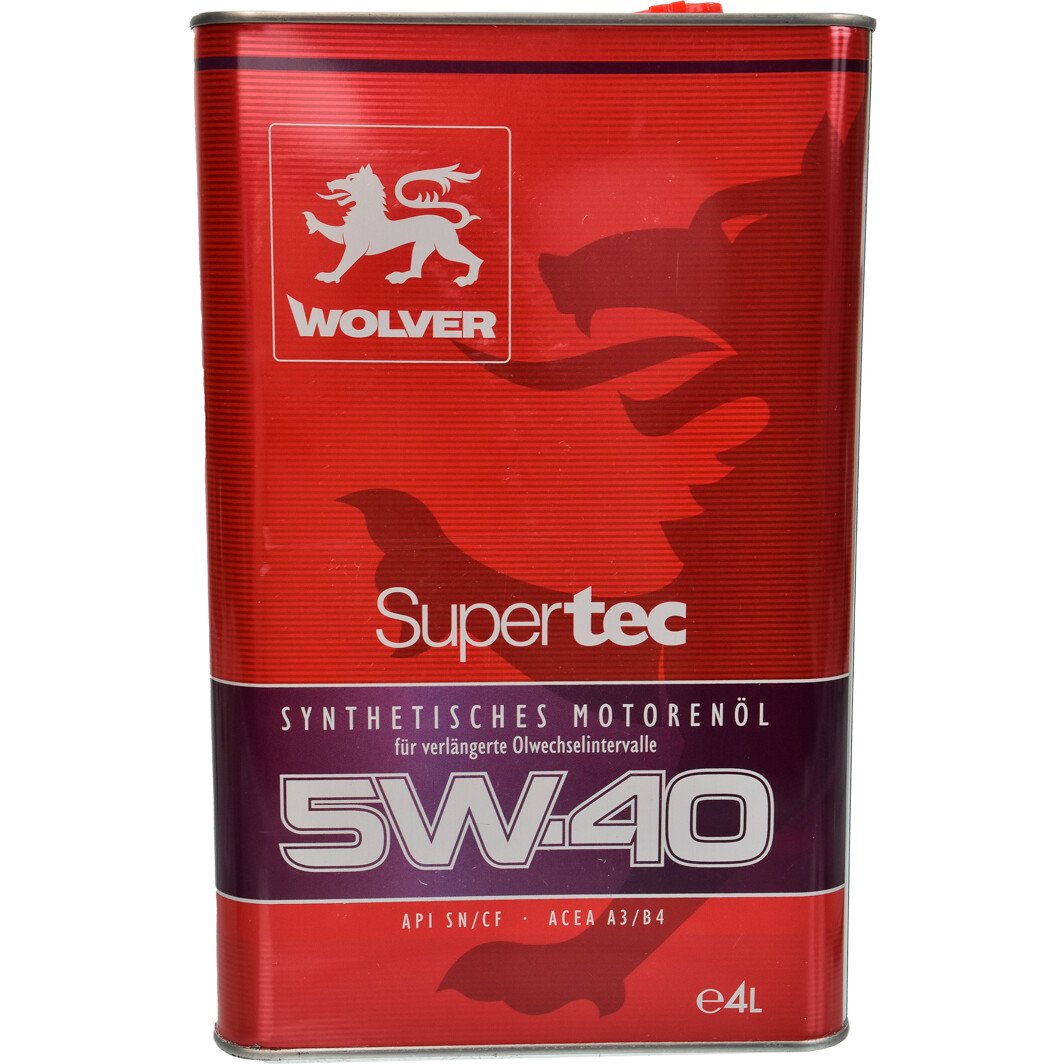 Моторное масло Wolver SuperTec 5W-40 4 л на Daihatsu Trevis