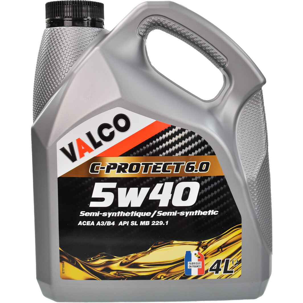 Моторное масло Valco C-PROTECT 6.0 5W-40 4 л на Peugeot 5008