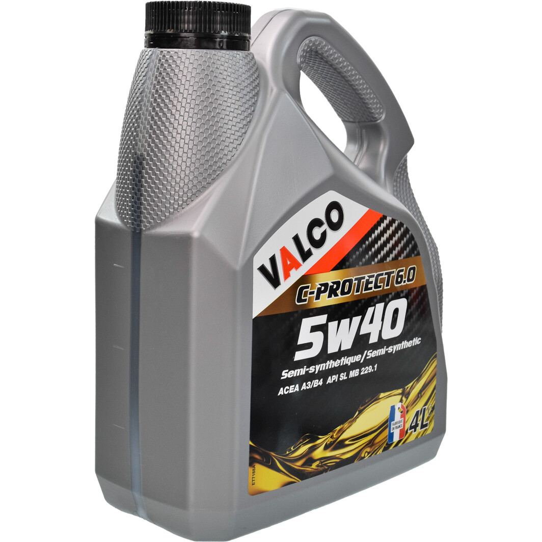 Моторное масло Valco C-PROTECT 6.0 5W-40 4 л на Peugeot 5008