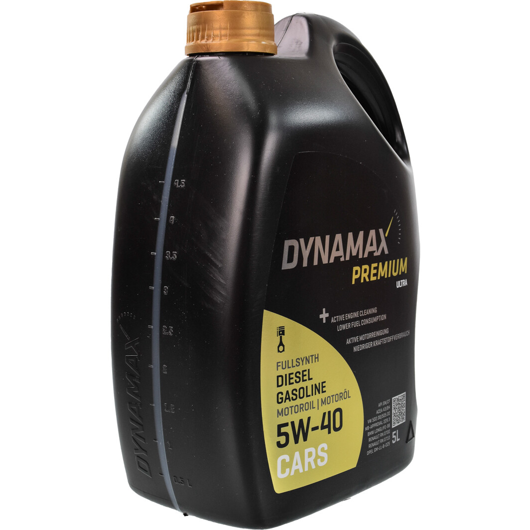 Моторна олива Dynamax Premium Ultra 5W-40 5 л на Chevrolet Malibu