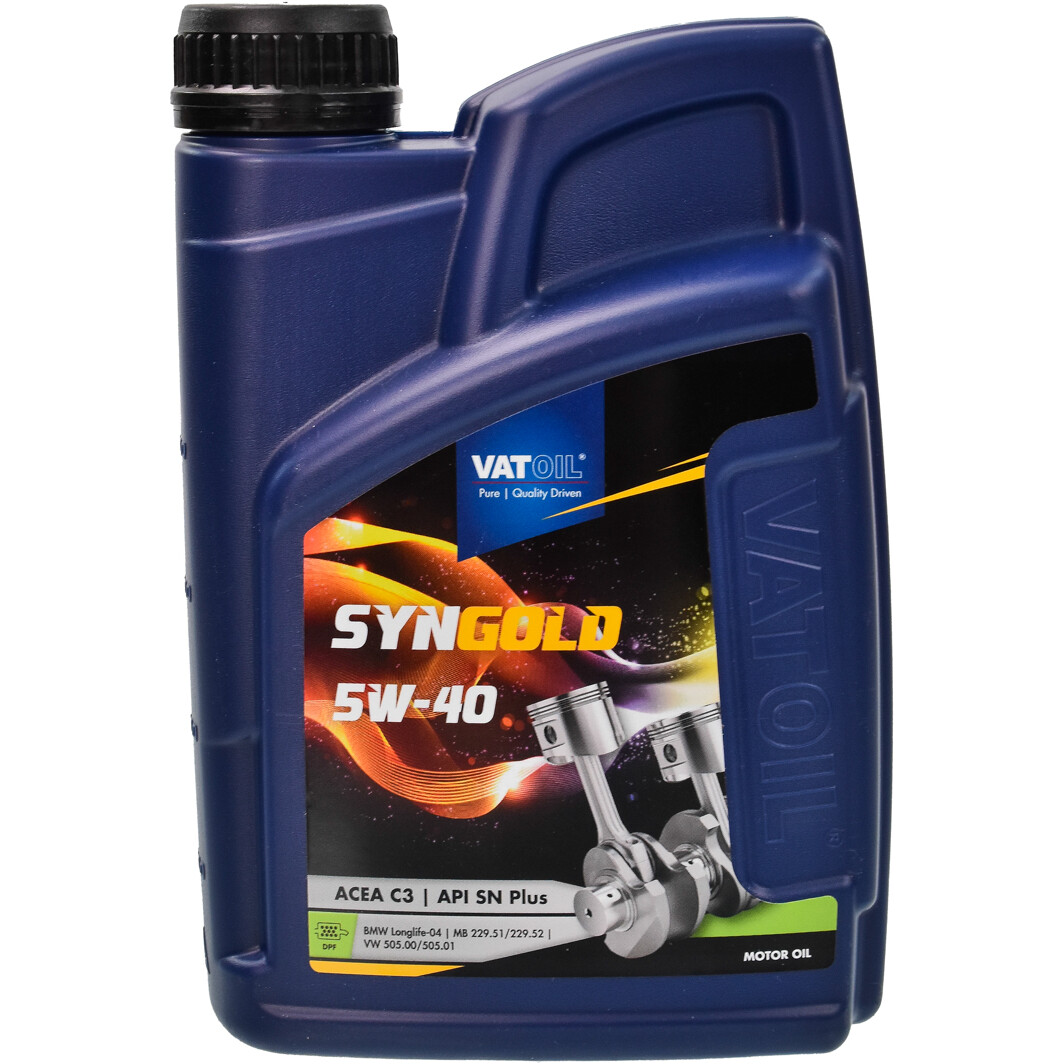 Моторное масло VatOil SynGold 5W-40 1 л на Chrysler Sebring