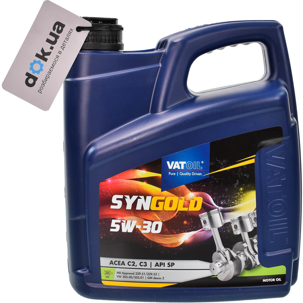 Моторна олива VatOil SynGold 5W-30 4 л на Renault 21