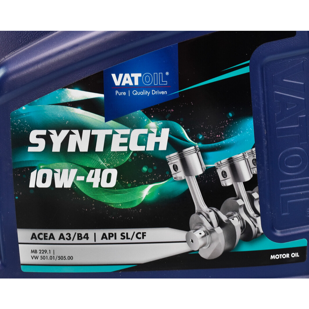 Моторное масло VatOil SynTech 10W-40 для Honda Accord 4 л на Honda Accord