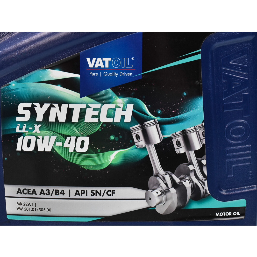 Моторное масло VatOil SynTech LL-X 10W-40 4 л на Chevrolet Zafira