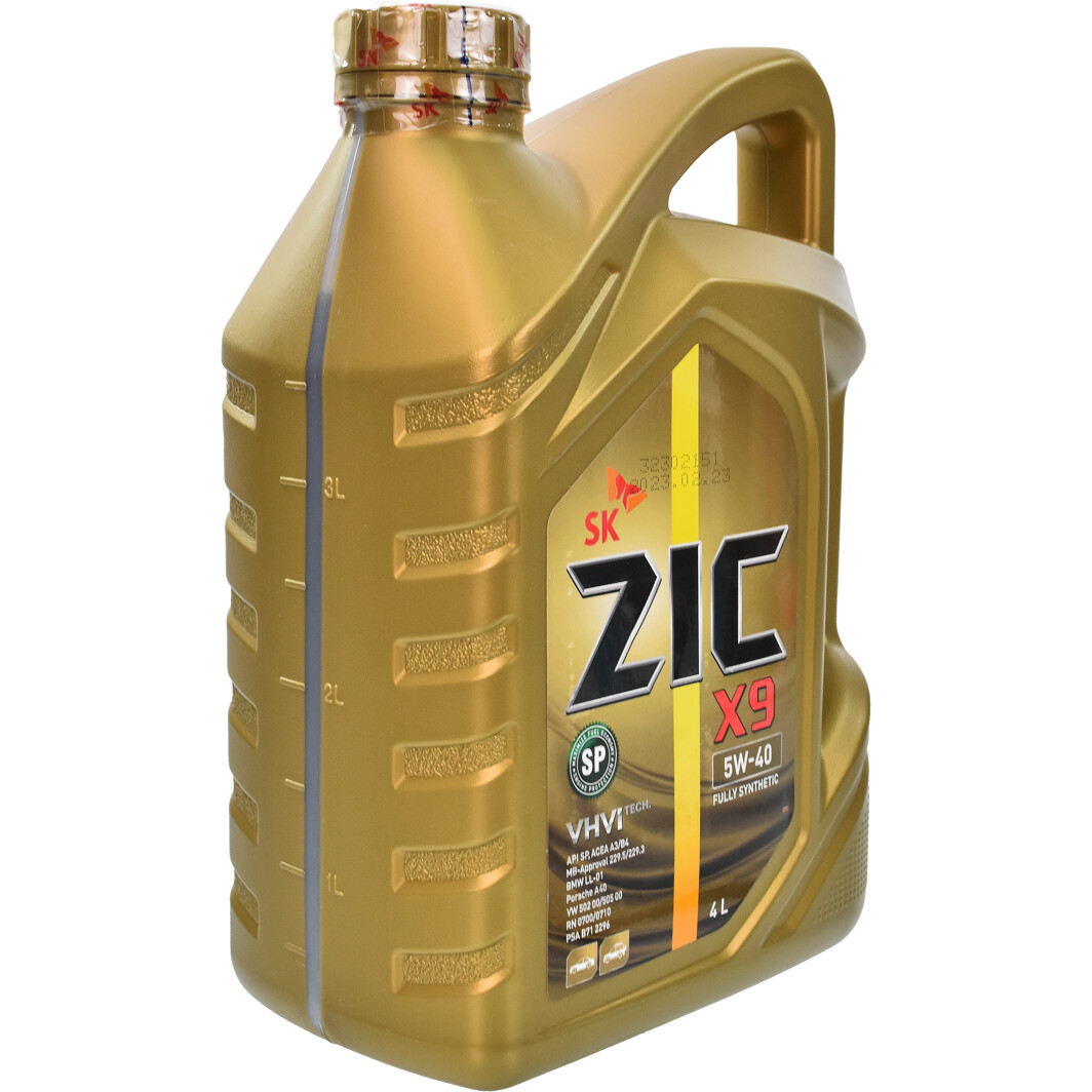 Моторное масло ZIC X9 5W-40 4 л на Chevrolet Zafira
