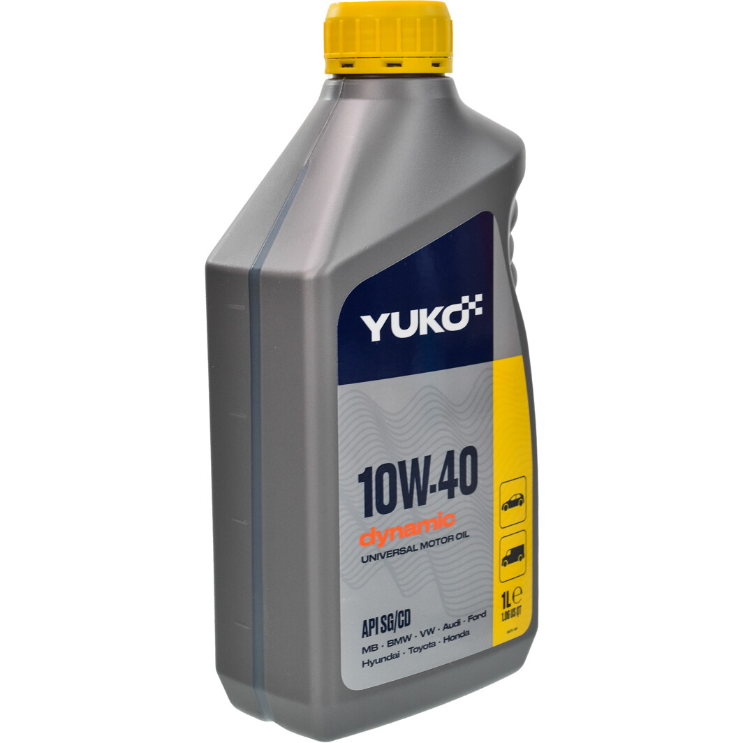 Моторна олива Yuko Dynamic 10W-40 1 л на Chevrolet Kalos