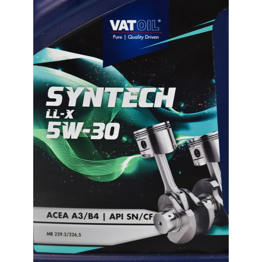 Моторна олива VatOil SynTech LL-X 5W-30 1 л на Fiat Multipla