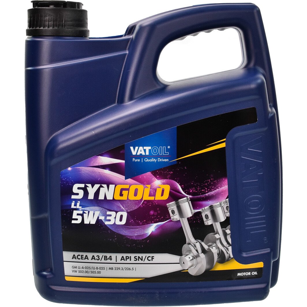 Моторное масло VatOil SynGold LL 5W-30 для Chrysler PT Cruiser 4 л на Chrysler PT Cruiser