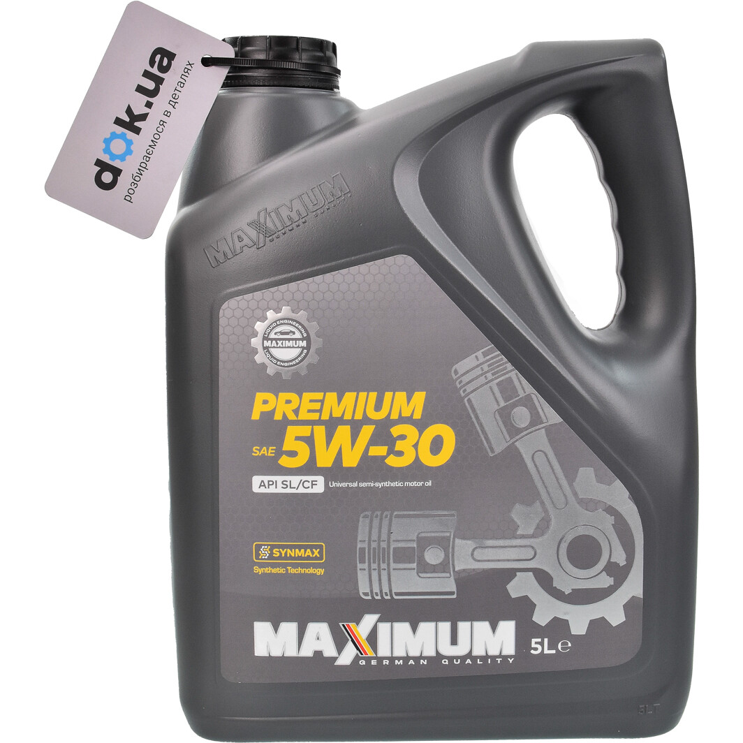 Моторна олива Maximum Premium 5W-30 на Renault Sandero