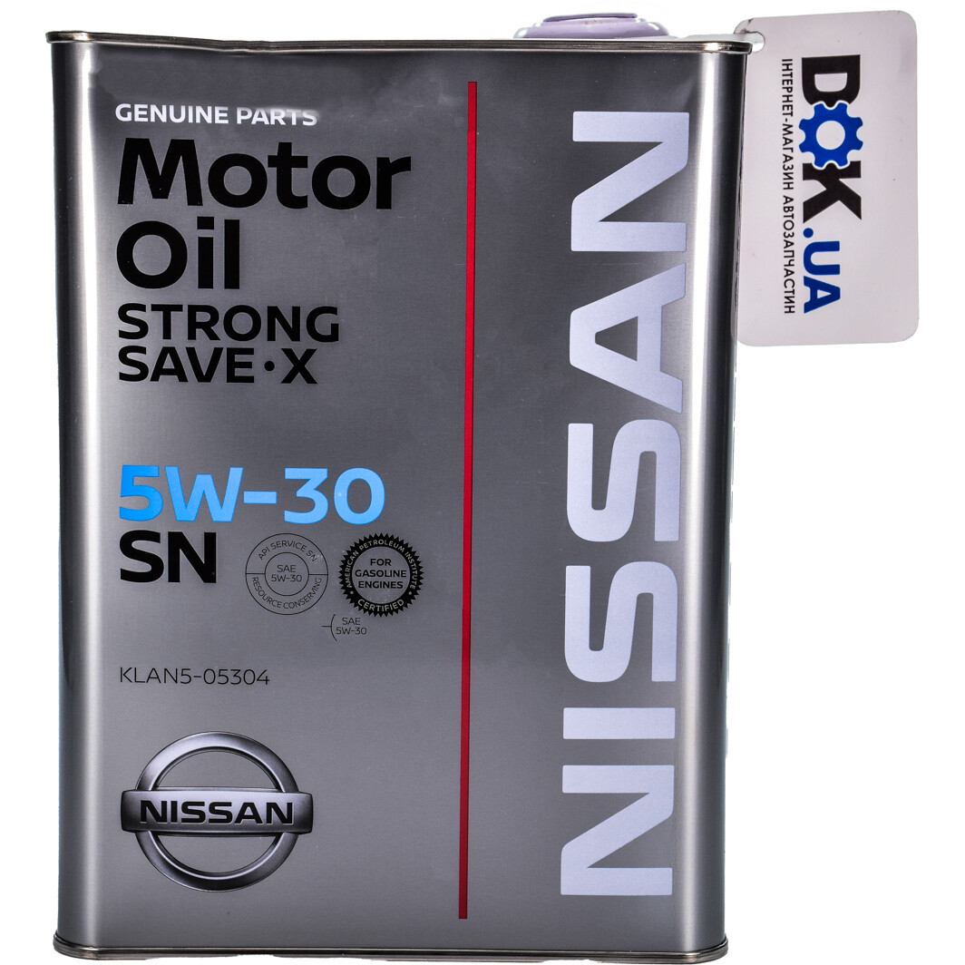 Моторное масло Nissan Strong Save X 5W-30 4 л на Chevrolet Matiz