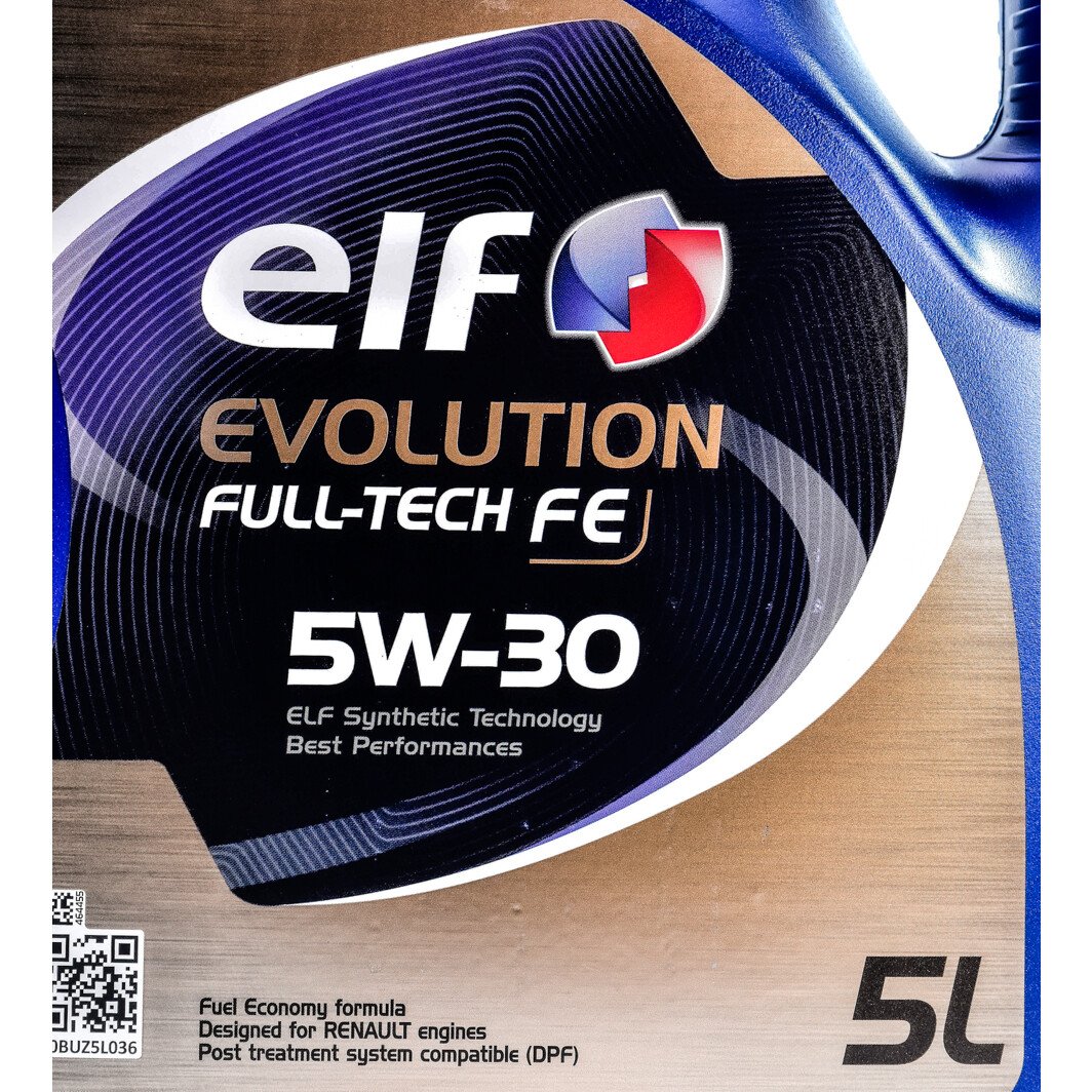 Моторна олива Elf Evolution Full-Tech FE 5W-30 5 л на Kia Soul