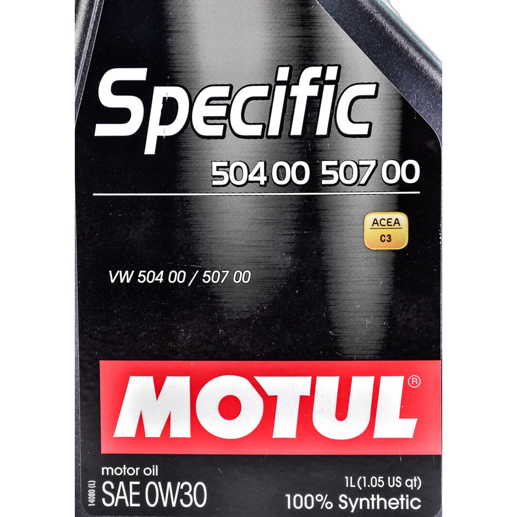 Моторное масло Motul Specific 504 00 507 00 0W-30 1 л на Peugeot 301
