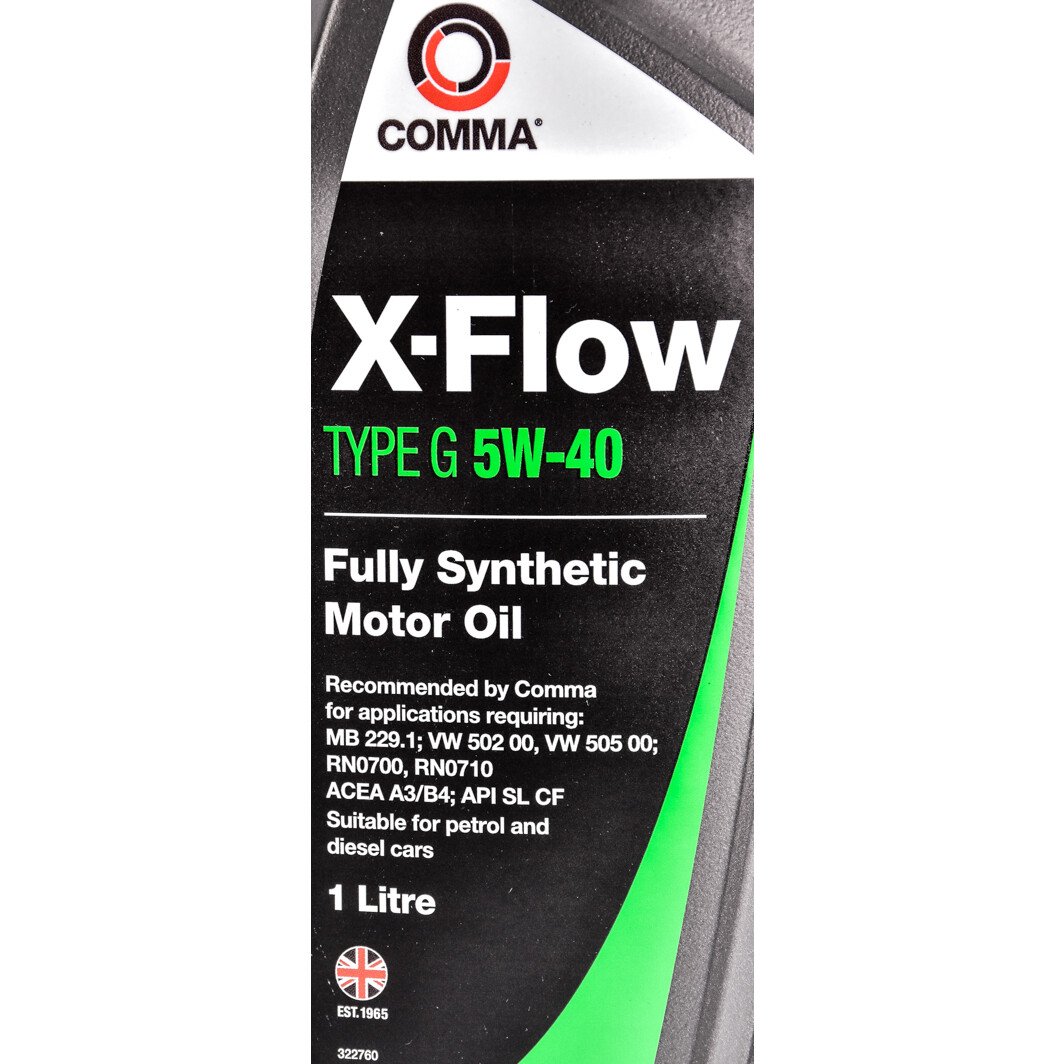 Моторное масло Comma X-Flow Type G 5W-40 1 л на Volvo XC70