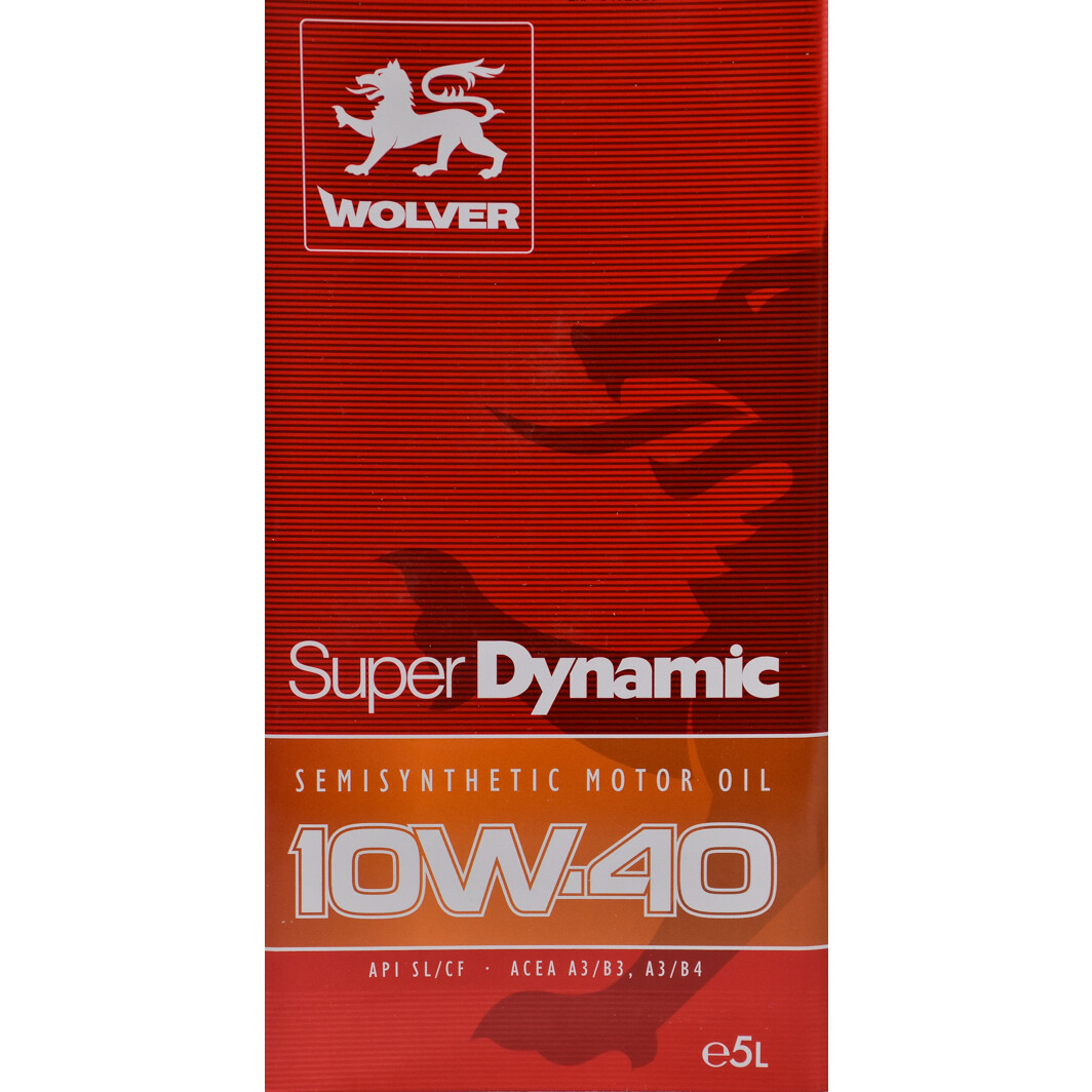 Моторное масло Wolver Super Dynamic 10W-40 5 л на Jaguar XF