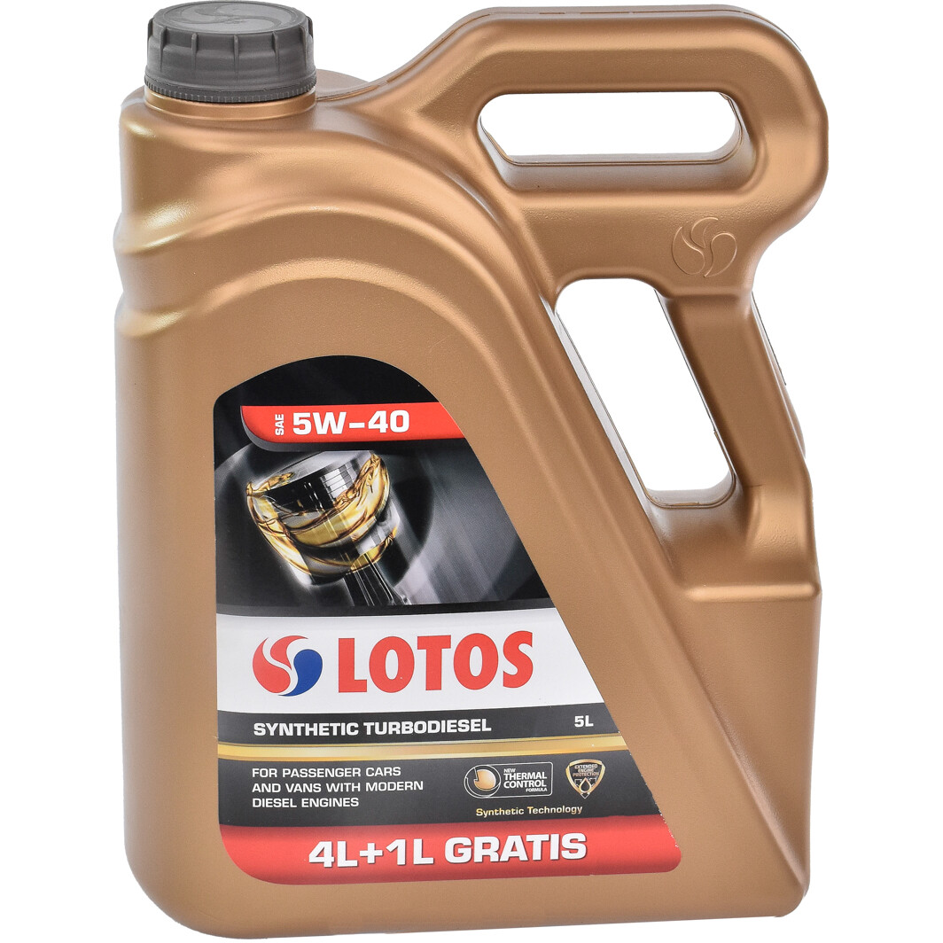 Моторна олива LOTOS Synthetic Turbodiesel 5W-40 5 л на Chevrolet Matiz