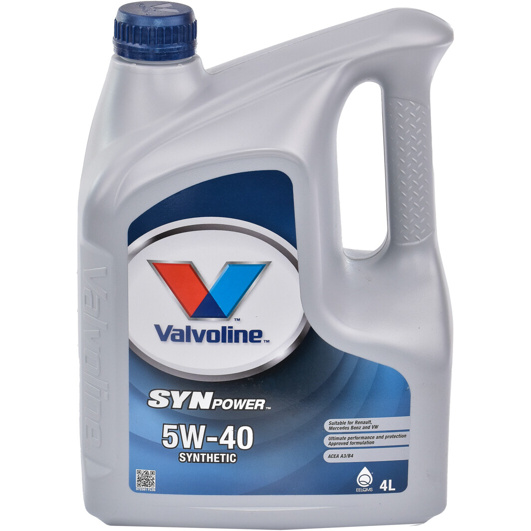 Моторное масло Valvoline SynPower 5W-40 4 л на Lexus RC
