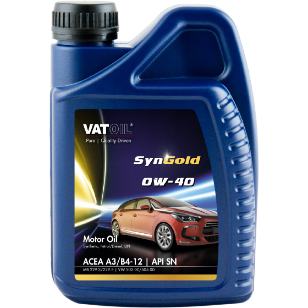 Моторна олива VatOil SynGold 0W-40 1 л на Chevrolet Niva