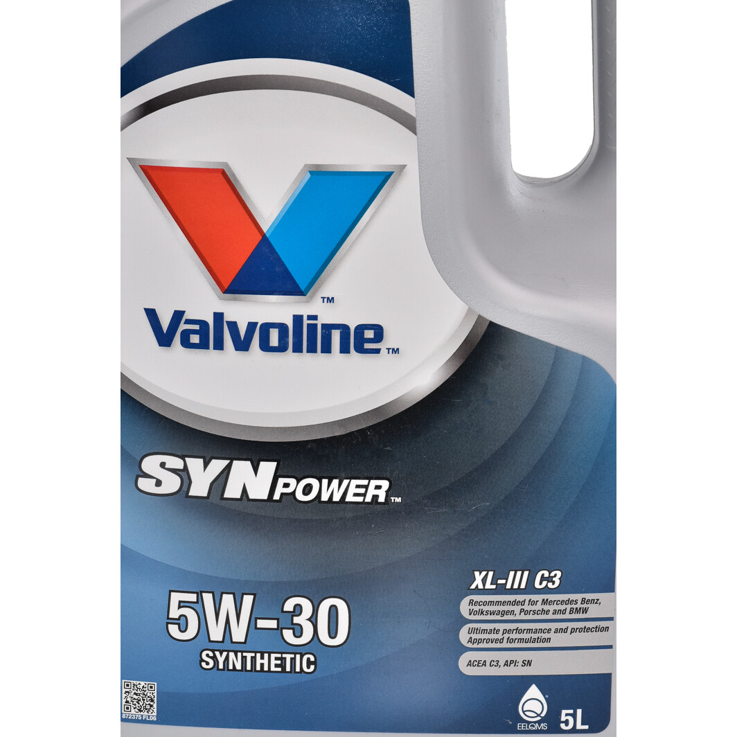 Моторное масло Valvoline SynPower XL-III C3 5W-30 5 л на Renault Scenic