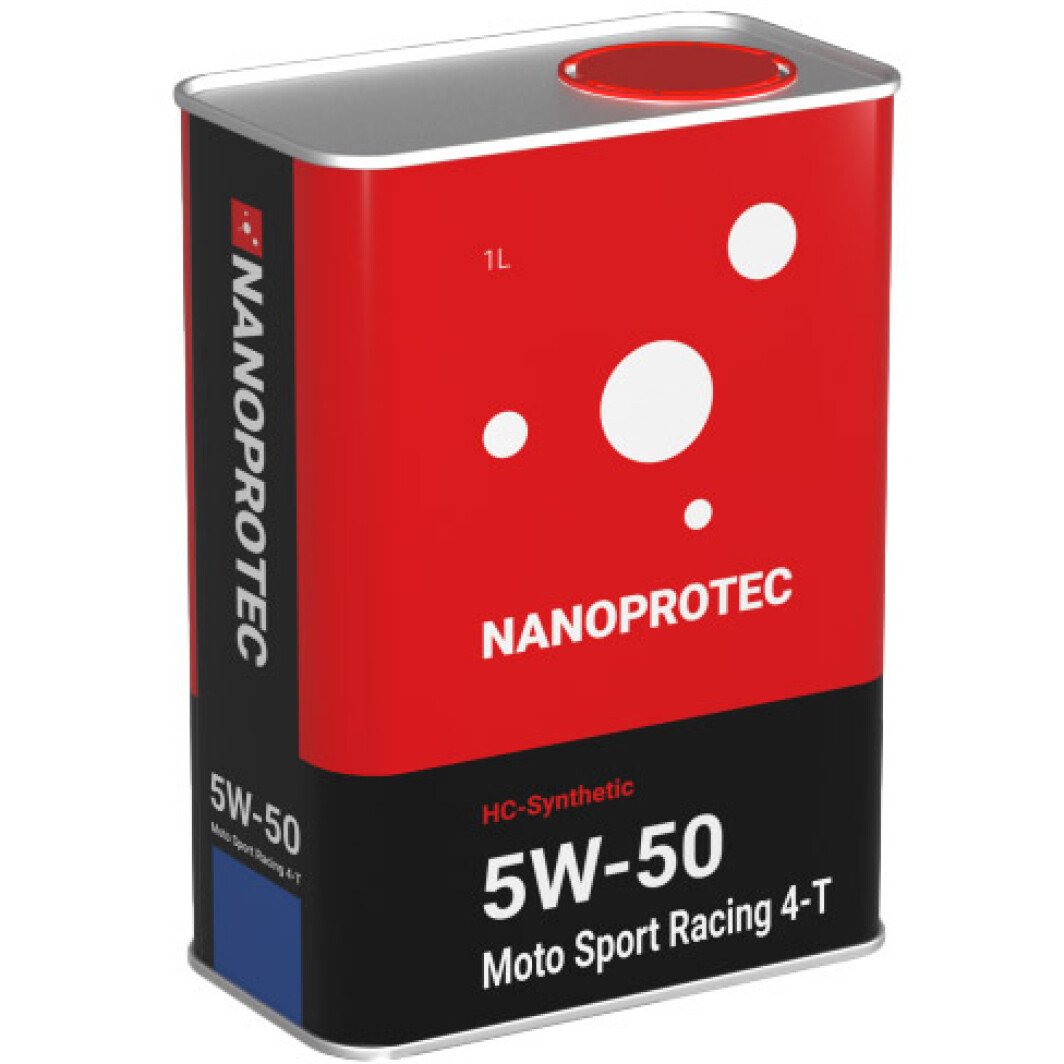 Nanoprotec Moto Sport Racing 5W-50 моторна олива 4T