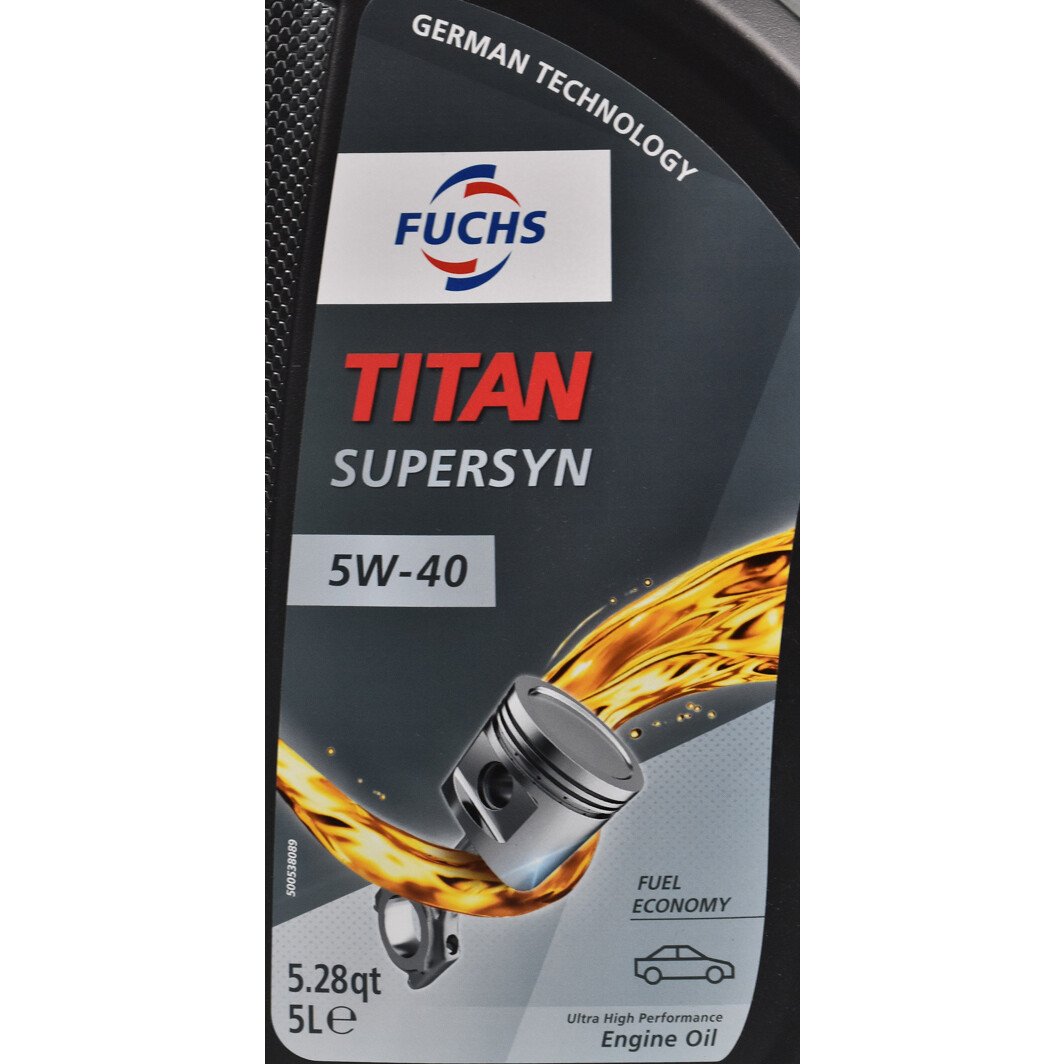 Моторна олива Fuchs Titan Supersyn 5W-40 5 л на Mazda Xedos 6