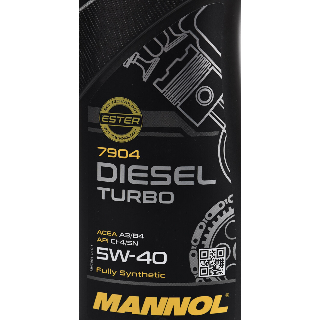 Моторное масло Mannol Diesel Turbo 5W-40 1 л на Alfa Romeo GT