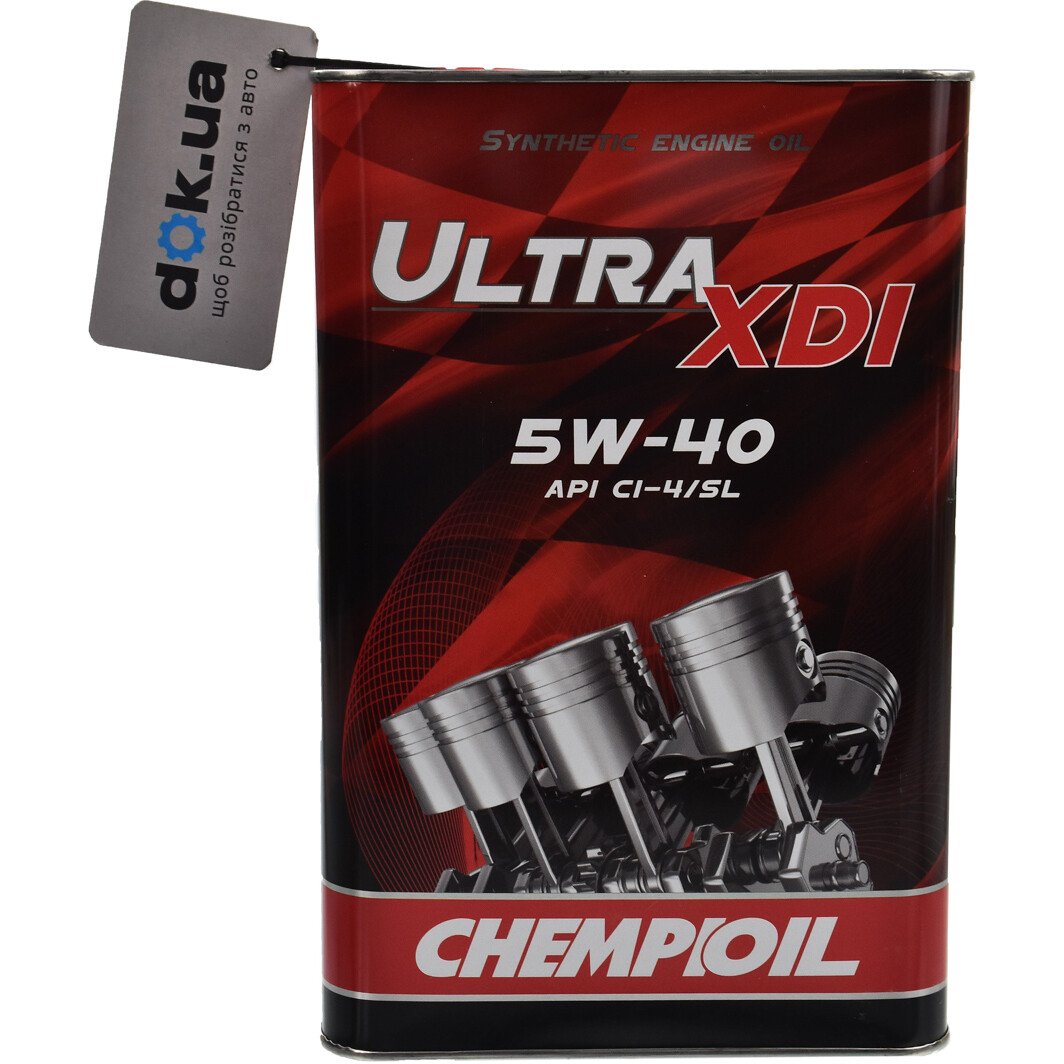 Моторна олива Chempioil Ultra XDI (Metal) 5W-40 4 л на Peugeot 508