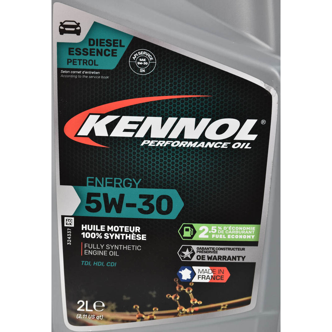 Моторна олива Kennol Energy 5W-30 2 л на Mitsubishi Pajero