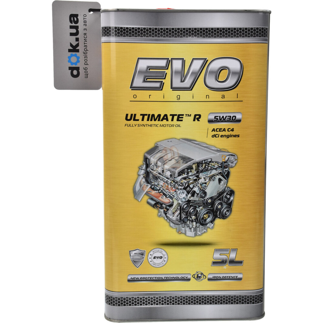Моторное масло EVO Ultimate R 5W-30 5 л на Peugeot 106