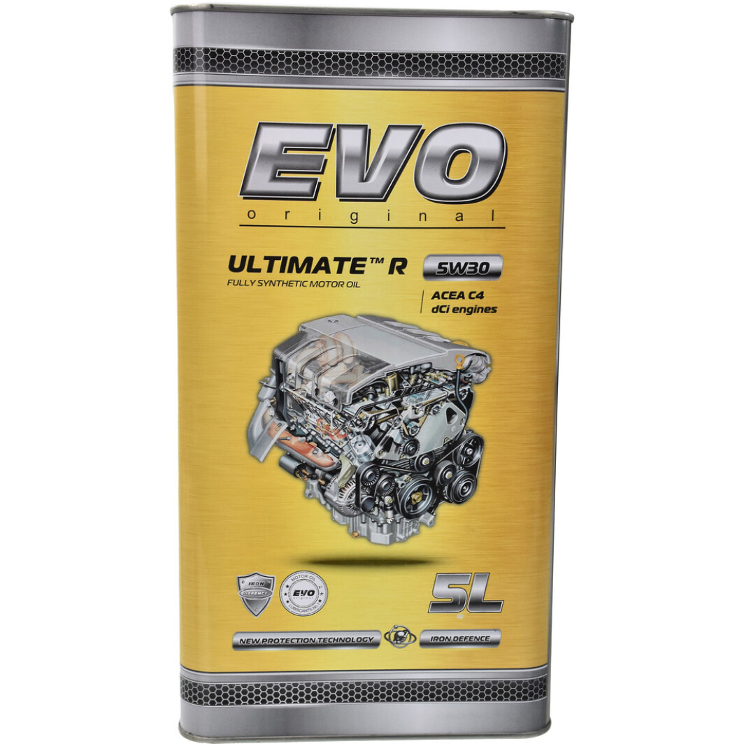 Моторное масло EVO Ultimate R 5W-30 5 л на Peugeot 106