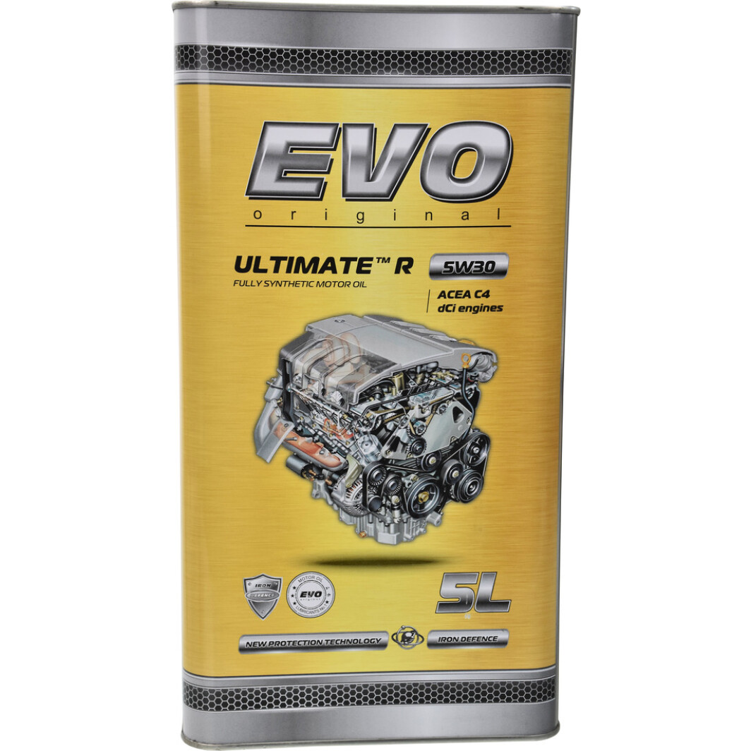 Моторное масло EVO Ultimate R 5W-30 5 л на Nissan Maxima