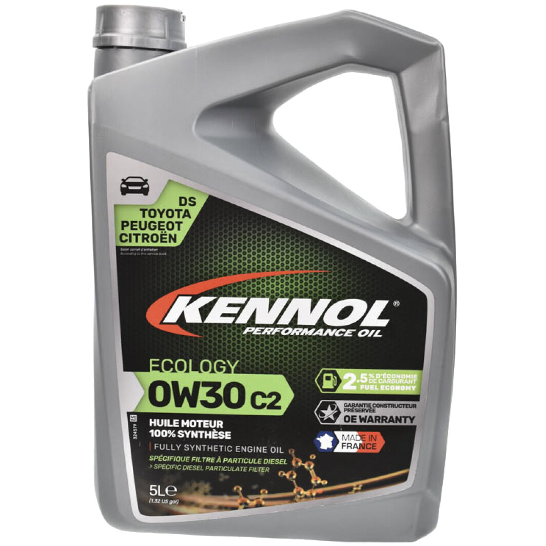 Моторное масло Kennol Ecology C2 0W-30 5 л на Opel Vivaro