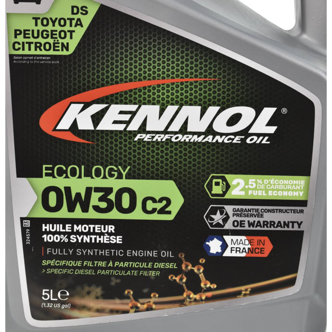 Моторное масло Kennol Ecology C2 0W-30 5 л на Alfa Romeo 156