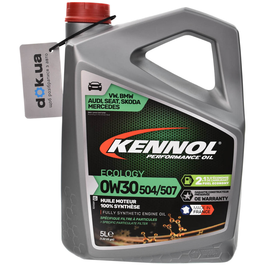 Моторное масло Kennol Ecology 504/507 0W-30 5 л на Suzuki Alto