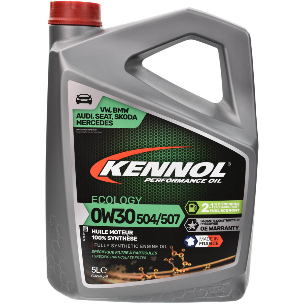 Моторна олива Kennol Ecology 504/507 0W-30 на Ford Fusion