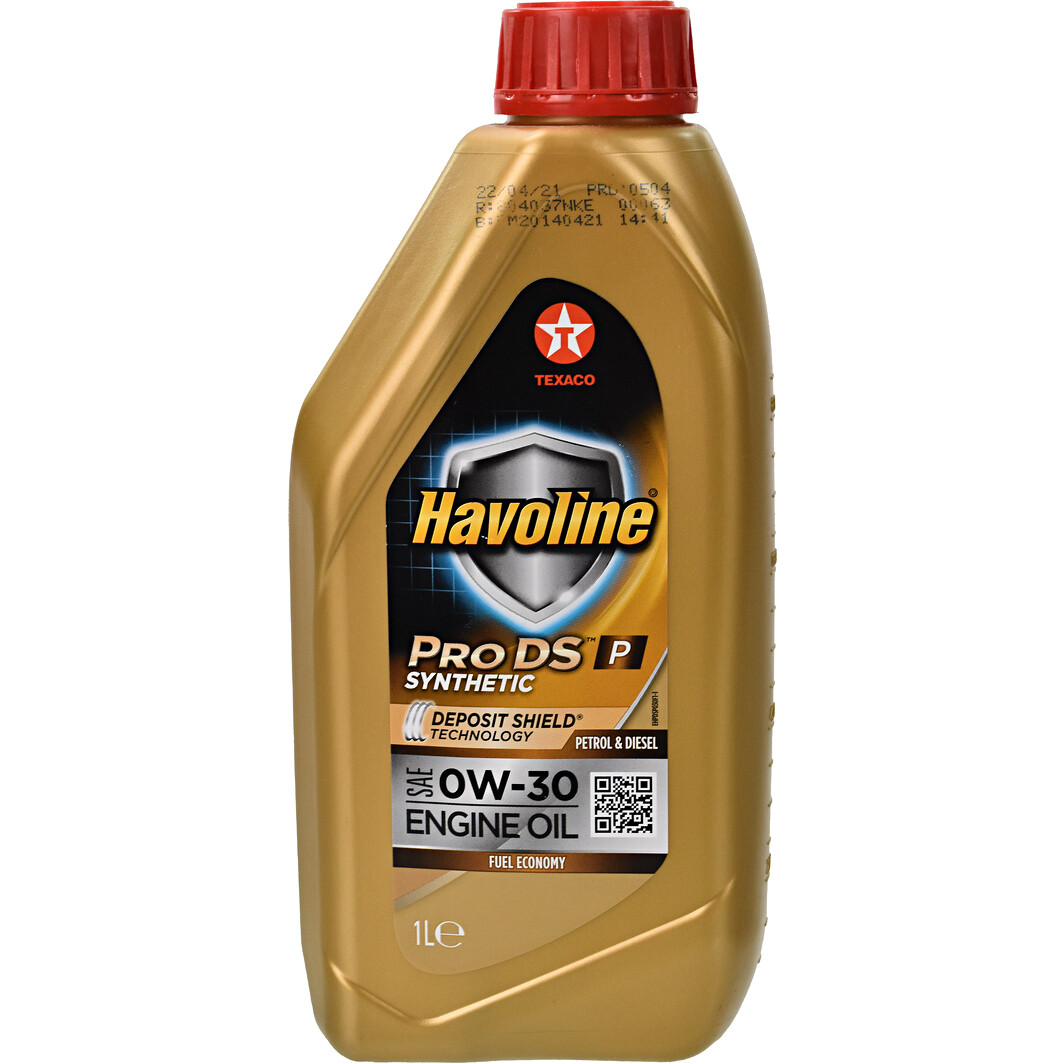 Моторное масло Texaco Havoline ProDS P 0W-30 1 л на Daewoo Espero