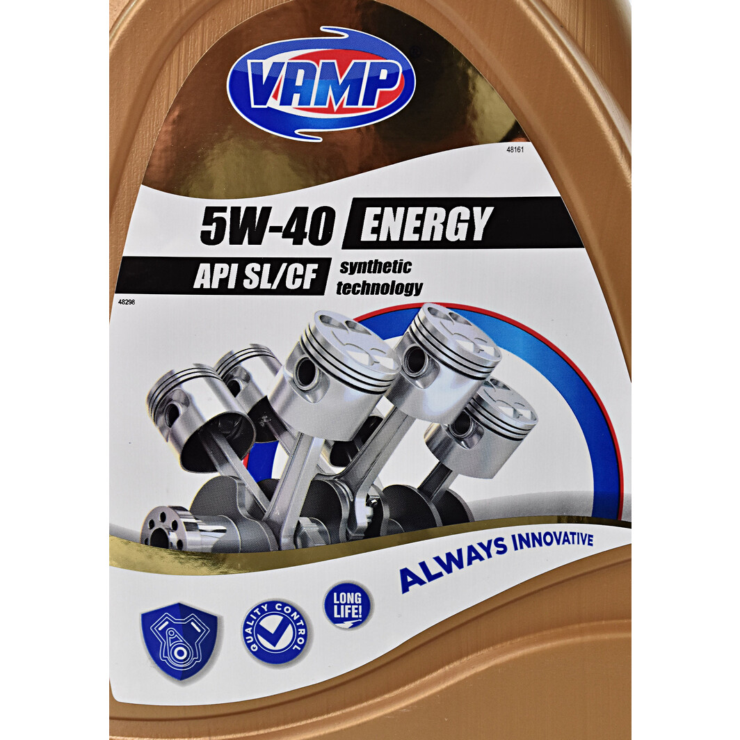 Моторна олива VAMP Energy 5W-40 4 л на Kia Pregio