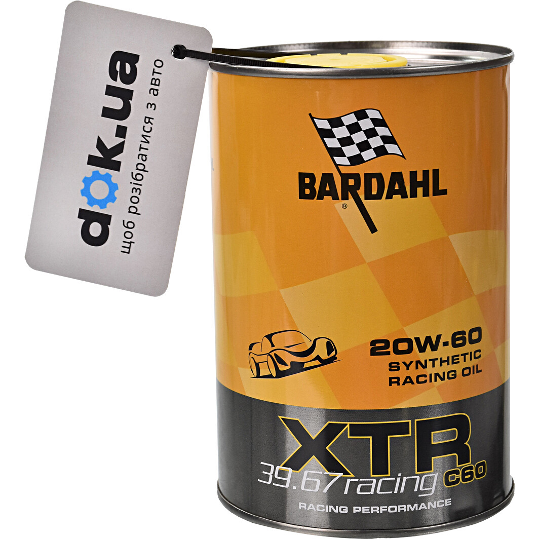 Моторна олива Bardahl XTR C60 Racing 20W-60 1 л на Peugeot 207