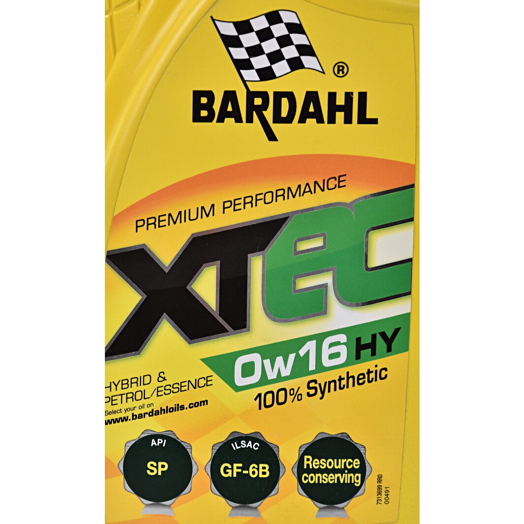 Моторное масло Bardahl XTEC HY 0W-16 1 л на Chevrolet Zafira