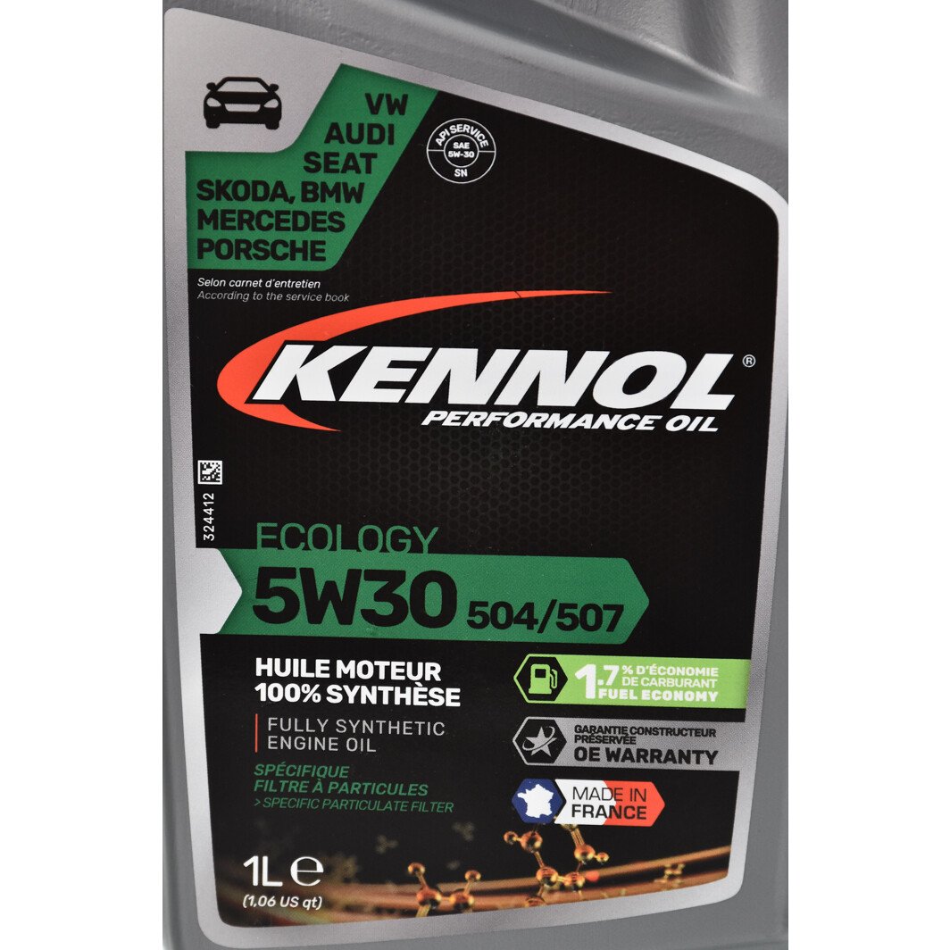 Моторна олива Kennol Ecology 504/507 5W-30 1 л на Toyota Hiace