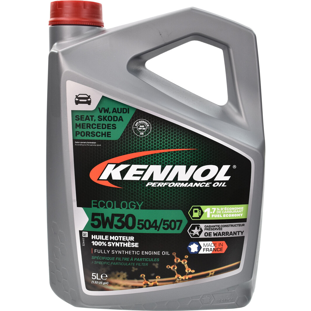 Моторна олива Kennol Ecology 504/507 5W-30 5 л на SAAB 9-5