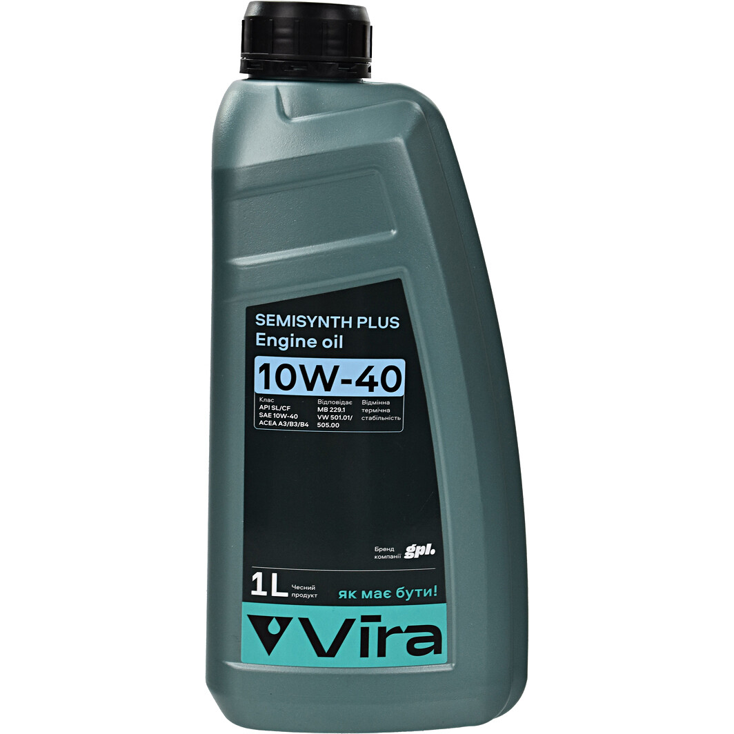 Моторна олива VIRA Semisynth Plus 10W-40 1 л на Honda Jazz