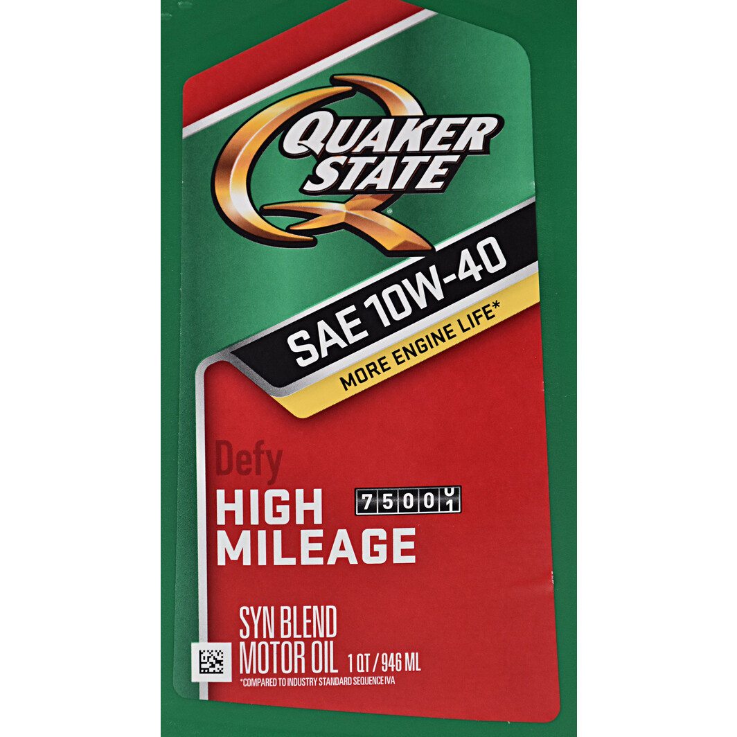 Моторное масло QUAKER STATE High Mileage 10W-40 0,95 л на Chevrolet Zafira