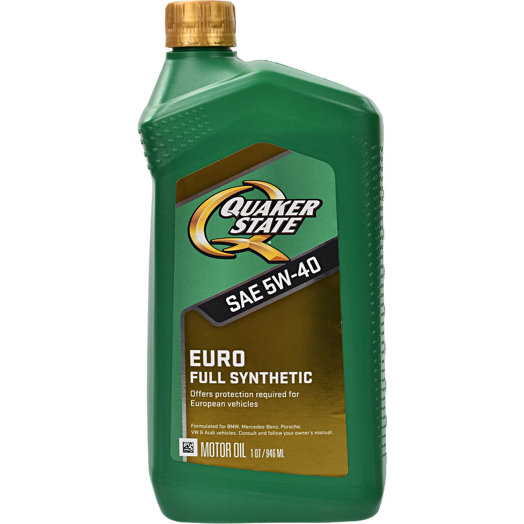 Моторна олива QUAKER STATE Euro Full Synthetic 5W-40 на Cadillac Eldorado