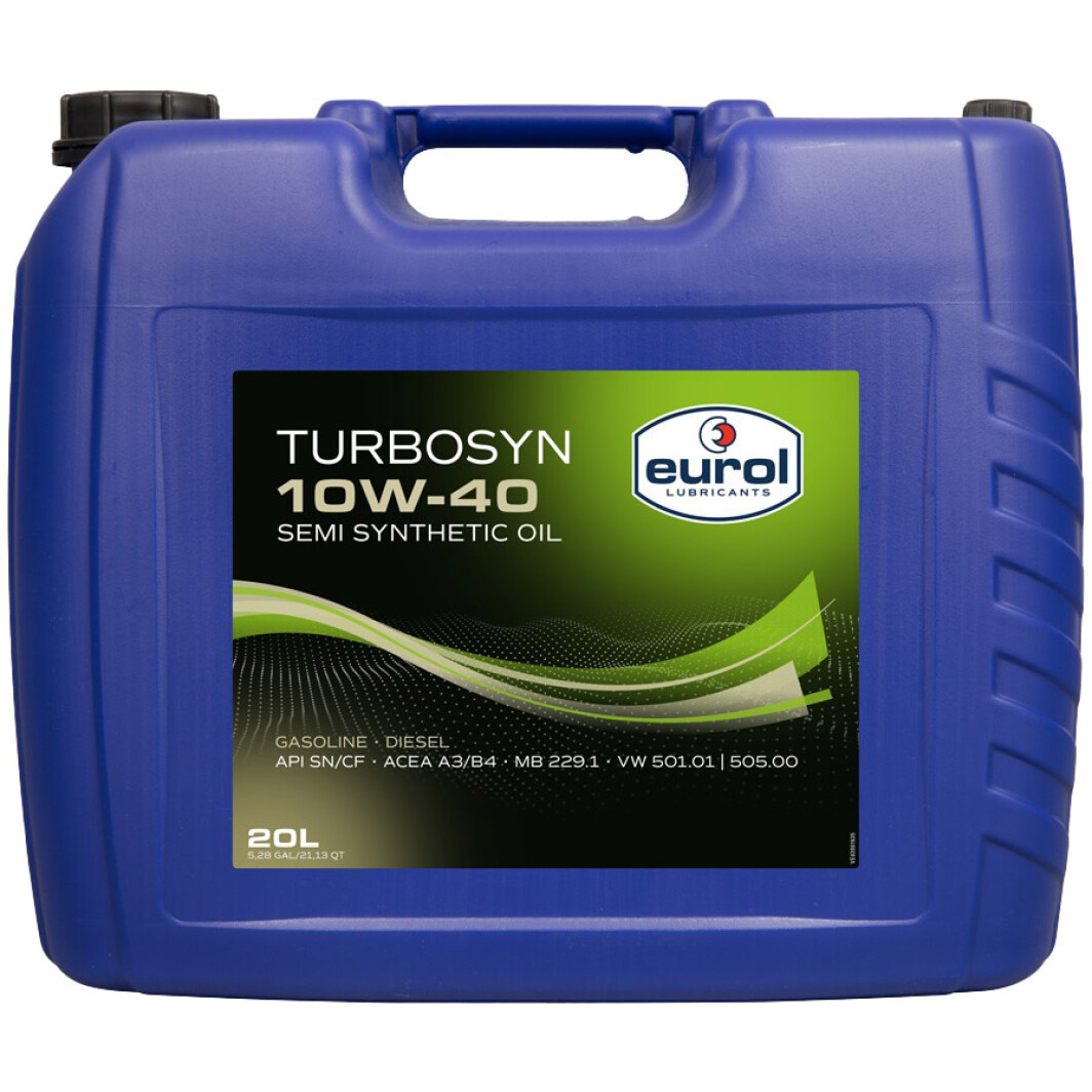 Моторное масло Eurol Turbosyn 10W-40 20 л на Seat Terra