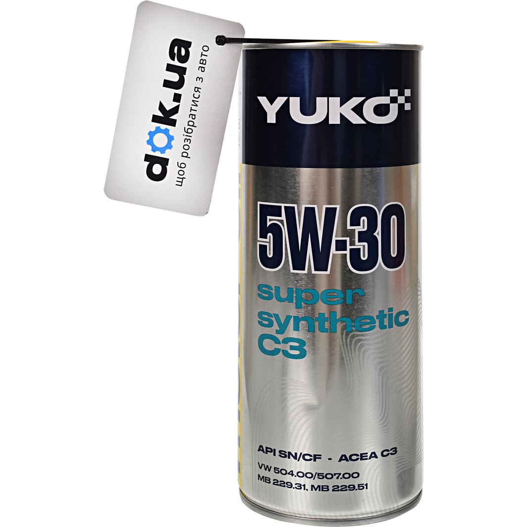 Моторна олива Yuko Super Synthetic C3 5W-30 1 л на Rover CityRover
